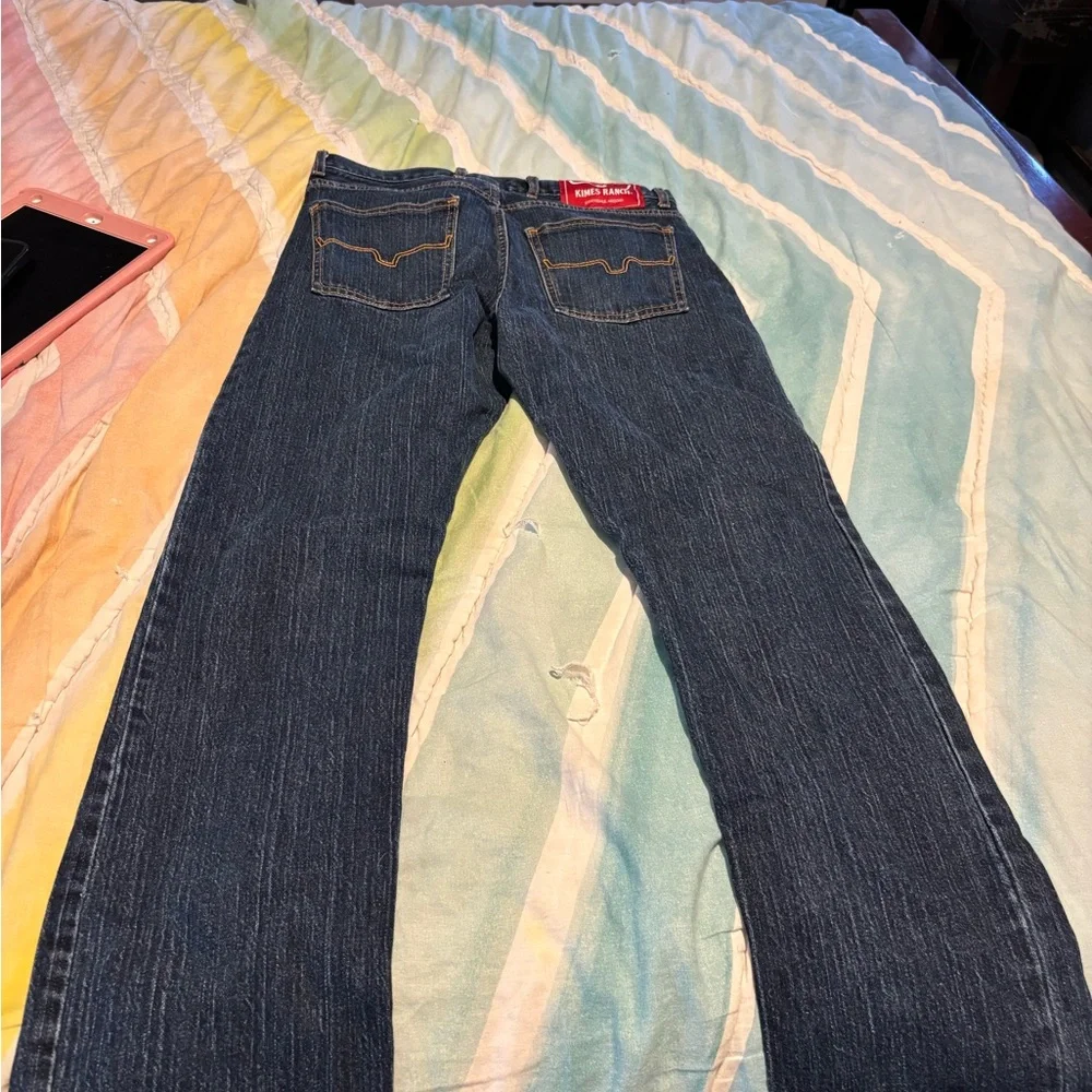 Kimes Ranch Men's Deep Blue Slim Jeans - Picture 7 of 15